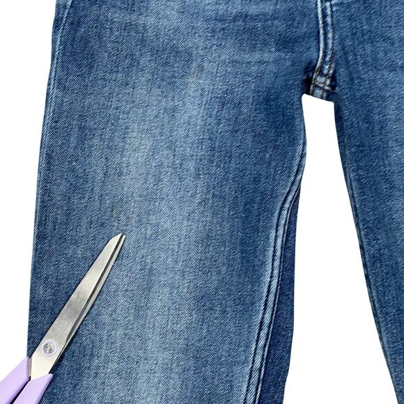 Re/Done Originals High Rise Ankle Crop Jeans Women's 26" Stretch Denim Retro - Picture 8 of 8